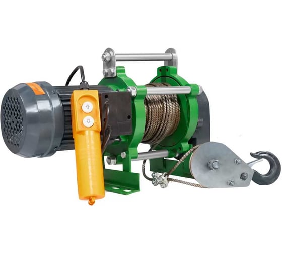 Лебедка электрическая (500/1000кг, 70/35м, U=220v, P1, 50HZ) EURO-LIFT KCD 00019836