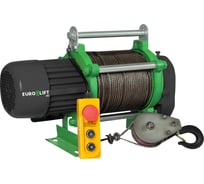 Лебедка электрическая (500/1000кг, 100/50м, U=380v, P3, 50HZ) EURO-LIFT KCD 00019830 15645274