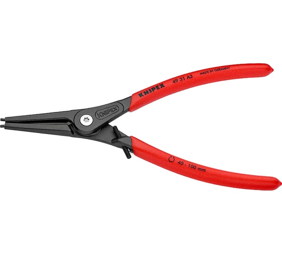 Прецизионные щипцы для стопорных колец 225 мм KNIPEX KN-4931A3