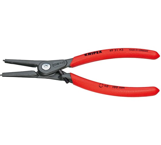 Прецизионные щипцы для стопорных колец 225 мм KNIPEX KN-4931A3