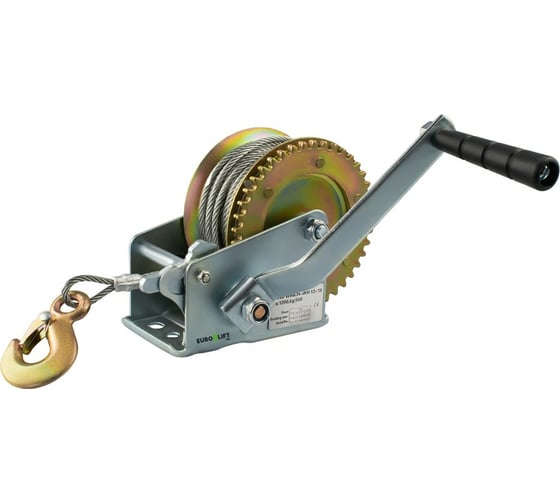 Барабанная лебедка (г/п 700кг, канат 20м) EURO-LIFT WH16-20 0000462 1