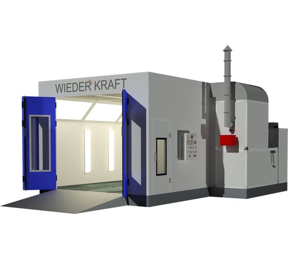 Окрасочно-сушильная камера на металлическом основании WIEDERKRAFT WDK-210