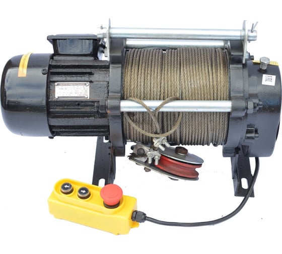 Электрическая лебедка Zitrek KCD-500/1000/220v канат 60м 001-5424