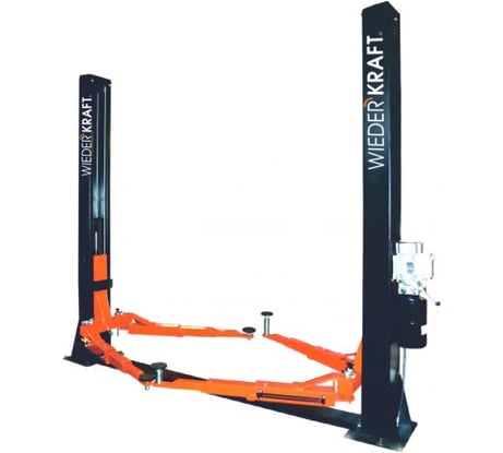 Гидравлический двухстоечный подъемник (с нижней синхронизацией, г/п 4000кг, 380В) WIEDERKRAFT WDK-523/380