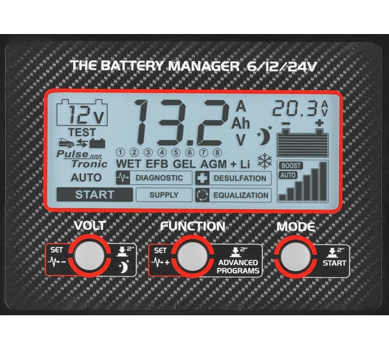Зарядное устройство TELWIN DOCTOR CHARGE 50, 230V, 6V/12V/24V, 807598