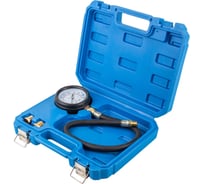 Тестер давления масла в наборе с резьбовыми адаптерами Rockforce 3 предмета, 0-7bar , в кейсе RF-912G03/RF-903G1/(15250)