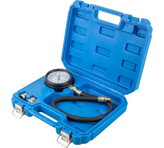 Тестер давления масла в наборе с резьбовыми адаптерами Rockforce 3 предмета, 0-7bar , в кейсе RF-912G03/RF-903G1/(15250) 1