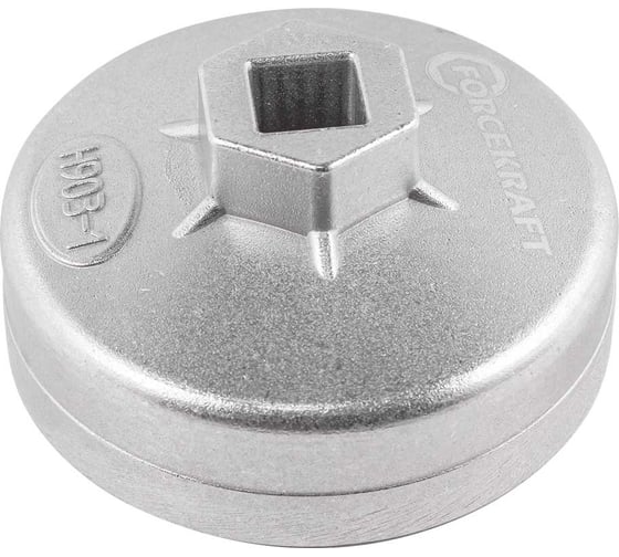 Cъемник масляного фильтра крышка Forcekraft 75 мм х 15 гр FK-10687515(51602) 1