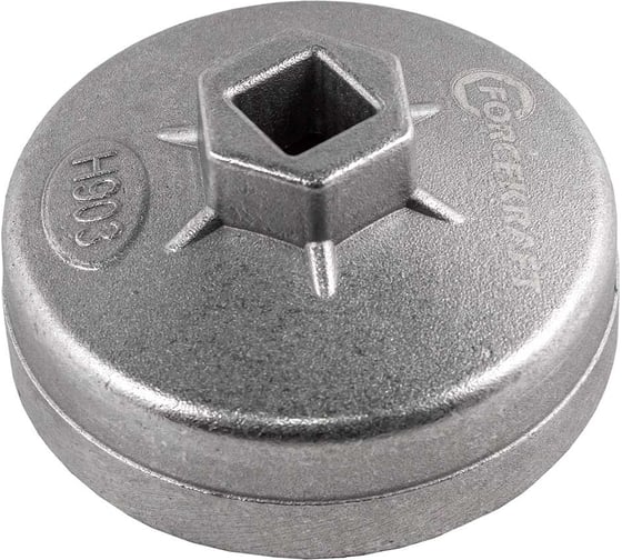 Cъемник масляного фильтра крышка Forcekraft 74 мм х 14 гр FK-10687414(51600)