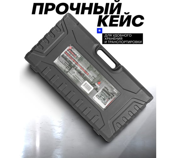 Набор гидравлического оборудования для кузовных работ Forsage 4 т, в кейсе F-70402S