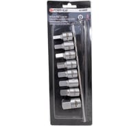 Набор головок-квадратов для маслосливных пробок Forsage 8 пр., 1/2" 8, 9, 5, 10, 10, 5, 12, 12, 7, 13, 5, 19 мм, на планке F-4118MR 9747