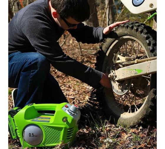 Аккумуляторный компрессор без АКБ и ЗУ 40V Greenworks G40AC 4100802