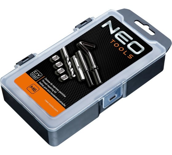 Набор для восстановления резьбы M6 NEO Tools 11-901