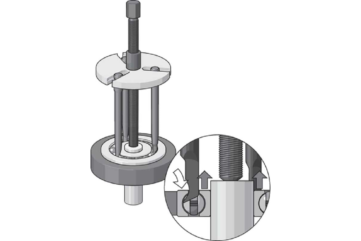 Съемники для шарикоподшипников GEDORE PLUS 1.92/12 1553550