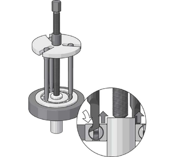 Съемники для шарикоподшипников GEDORE PLUS 1.92/12 1553550
