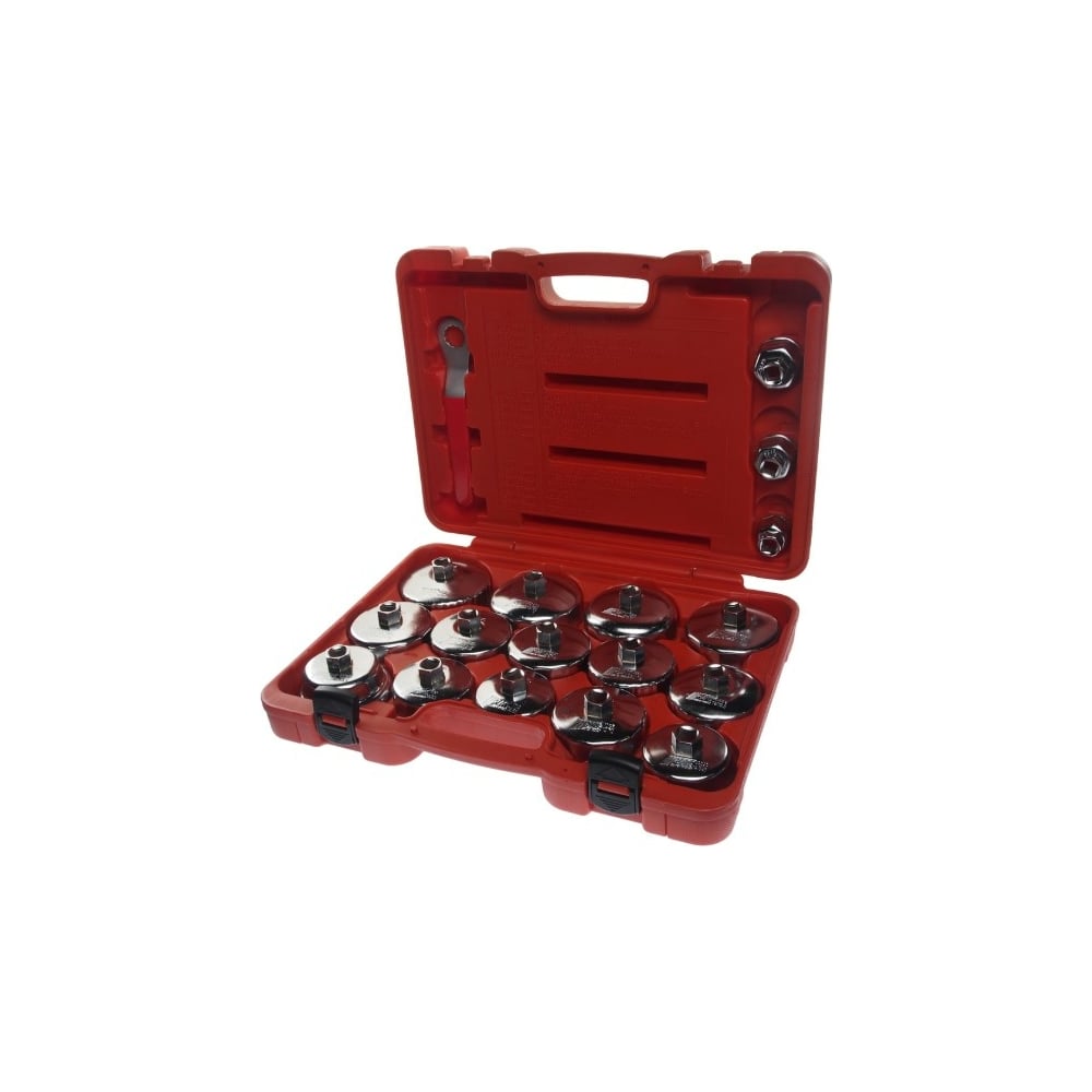 Набор съемников масляных фильтров (чашки) в кейсе 18 предметов JTC 4572 ...