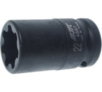 Головка для демонтажа суппортов на AUDI 1/2" DR, 22мм х 7PT, длина 48 мм JTC 4597