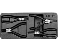 Щипцы для стопорных колец набор 4 шт NEO Tools 84-240