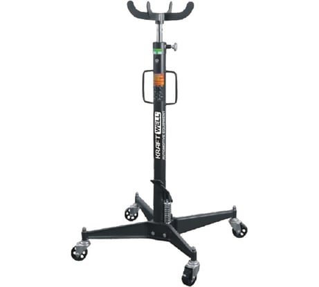 Гидравлическая стойка KraftWell г/п 500 кг, цвет серый, подъем от 1120 мм, подъем до 1880 мм KRWTJ4