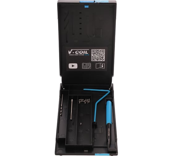 Набор для восстановления резьбы VOLKEL М 2.0x0.4 24 предметов V-Coil V04001