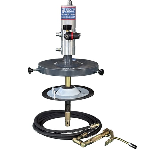 Пневматический нагнетатель густой смазки из бочки AE&T HG-77020