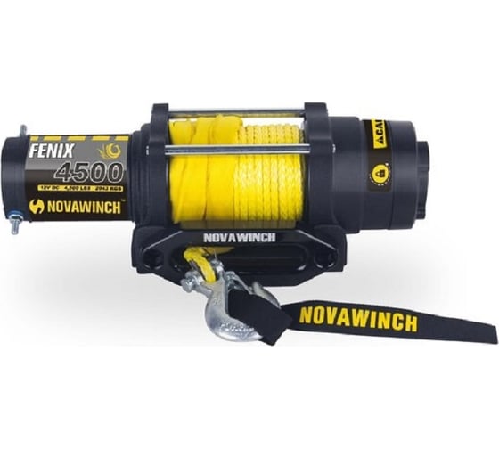 Электрическая лебедка с синтетическим тросом Novawinch Fenix 4500 w2061 1