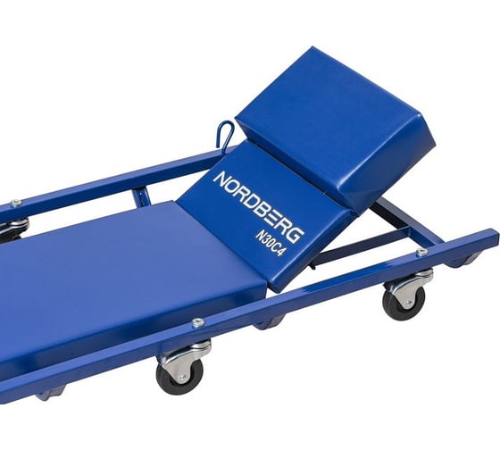 Подкатной лежак с подъемным подголовником NORDBERG N30C4