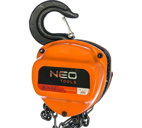 Цепная лебедка 2 т, 3 м NEO Tools 11-761