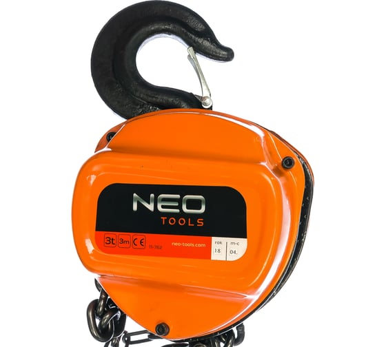 Цепная лебедка 3 т, 3 м NEO Tools 11-762