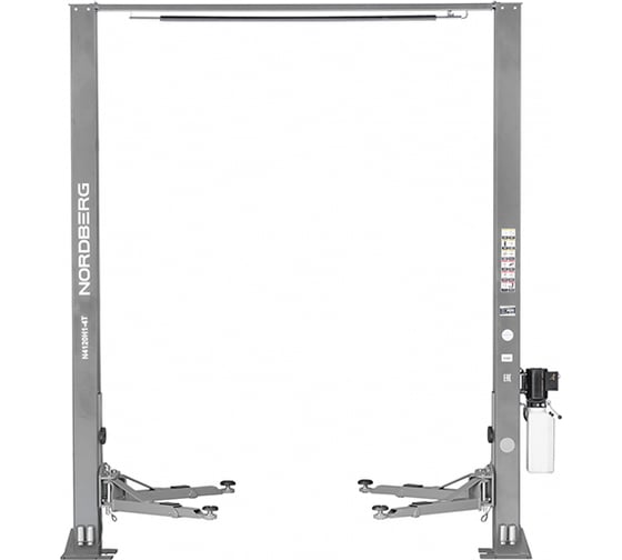 Подъемник NORDBERG 380V, 2х стоечный, 4т с верхней синхронизацией, H=4,0 м, серый N4120H1-4G N4120H1-4G(380)