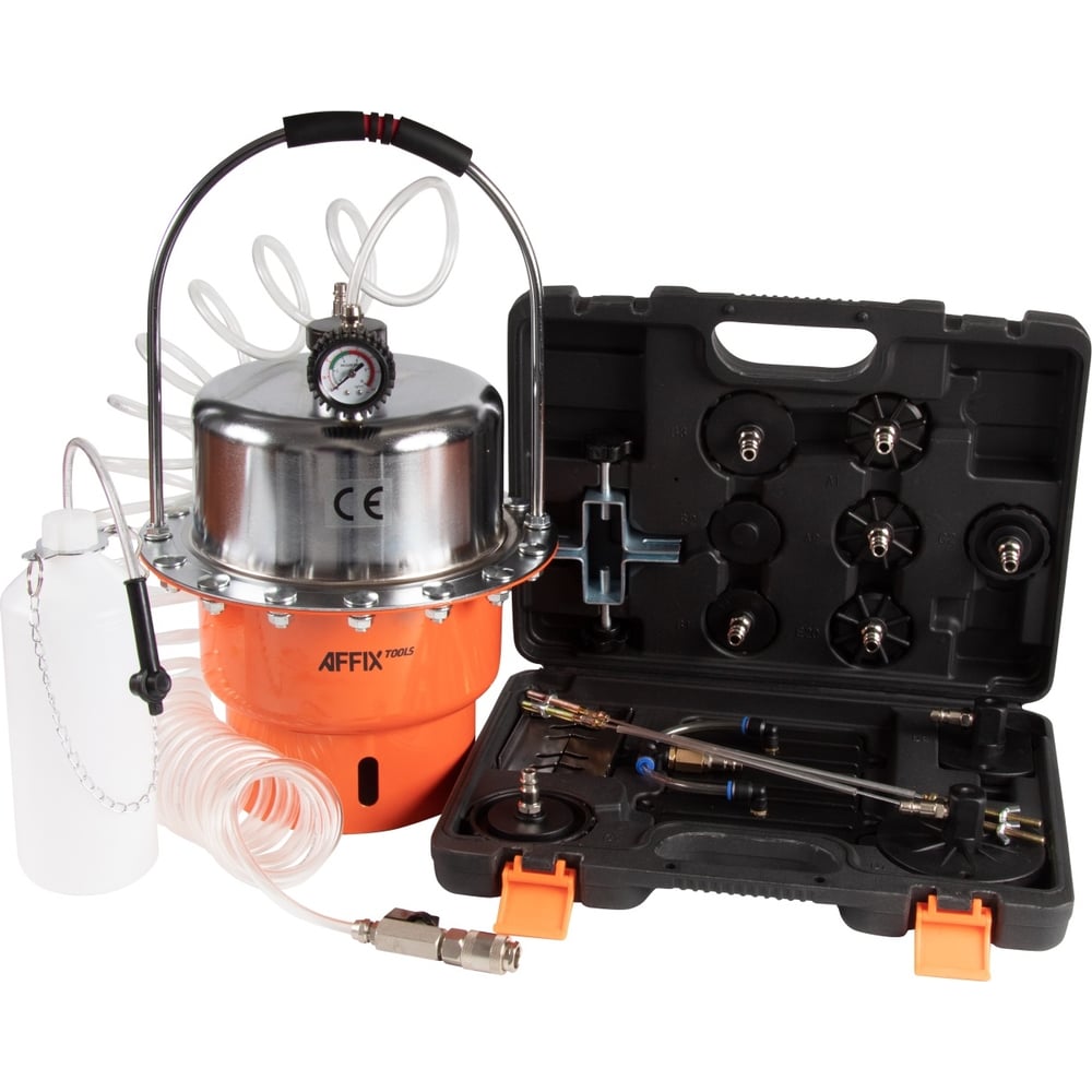 Набор приспособлений для замены тормозной жидкости AFFIX 5 л, комплект ...