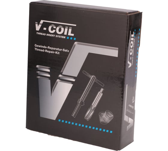 Набор для восстановления резьбы VOLKEL М18x2.5 7 предметов V-Coil V04034