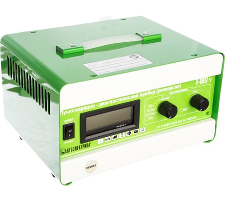 Пуско-зарядное устройство АВТОЭЛЕКТРИКА Т-1017У нагрузочная вилка, автомат/ручной, восстановление АКБ 12V, I заряда 20А, АКБ 6-210а/ч, WET, AGM, GEL 33