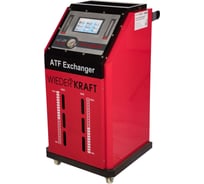 Установка для замены масла в АКПП, WIEDERKRAFT сенсорный дисплей 7", баки 2х15л, база данных WDK-ATF988