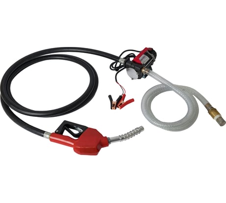 Электрический насос для раздачи топлива WIEDERKRAFT 300 вт, раздаточный шланг 2 м, резиновый шланг WDK-DYB50HT