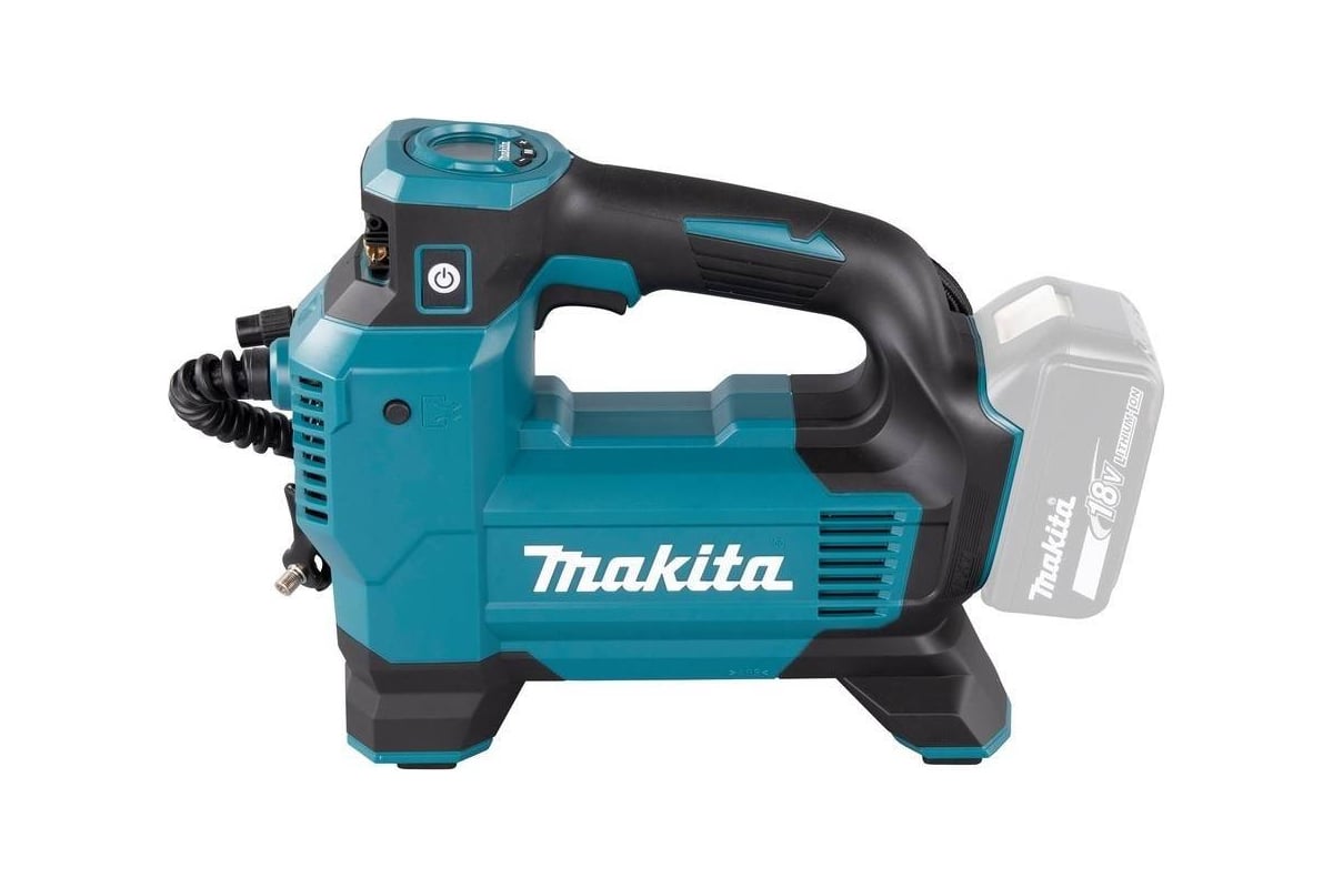 Автомобильный аккумуляторный насос Makita LXT 18В, 11.1 бар, 3 скорости,  22/11/7 л/мин, XPT, 4 насадки, без аккум. и з/у DMP181Z