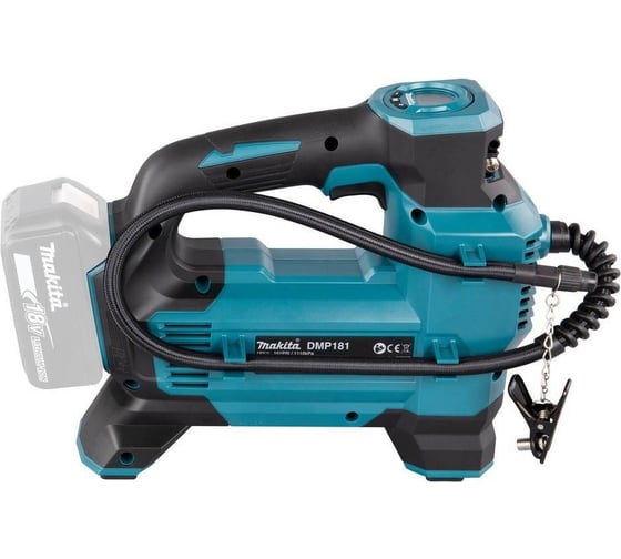 Автомобильный аккумуляторный насос Makita LXT 18В, 11.1 бар, 3 скорости, 22/11/7 л/мин, XPT, 4 насадки, без аккум. и з/у DMP181Z