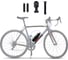 Портативный электрический насос Cycplus A2. 5В, 6.4Втч, 150PSI черный CYC_A2 3