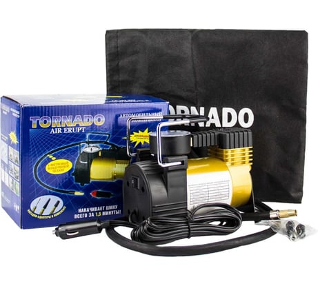 Компрессор Nova Bright TORNADO АC-580, 30 л/мин, 150 PSI, 12 В, в мешке, без пенопласта 47555