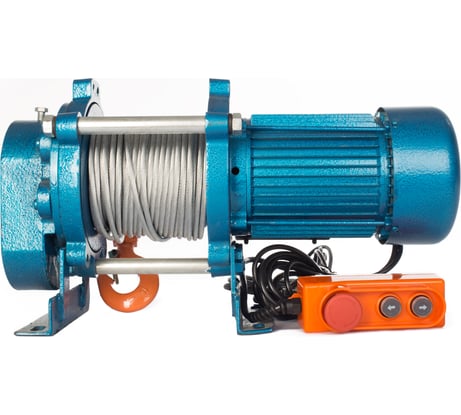 Электрическая лебедка TOR ЛЭК-500 E21 (KCD) 500 кг, 380 В с канатом 30 м 1002137