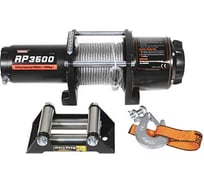 Электрическая лебедка 12В стальной трос 1589КГ ROCK RP3500 9201-10005