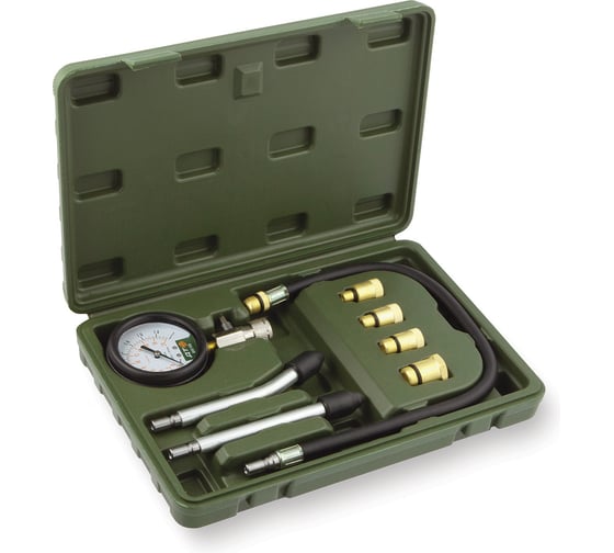 Компрессометр для бензиновых двигателей с насадками Дело Техники 830108