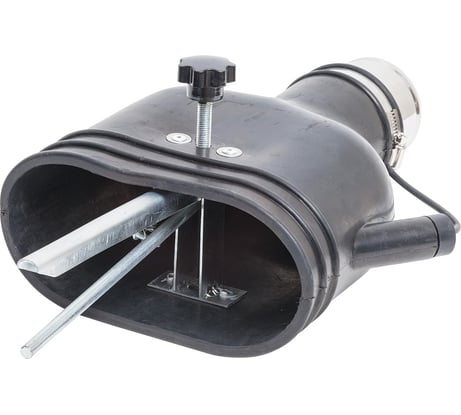 Резиновая овальная насадка с внутренним фиксатором на шланг D=75мм NORDBERG AN075DP