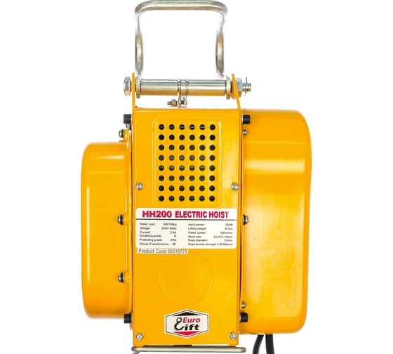 Электрическая стационарная лебедка HH200A EURO-LIFT 00018775