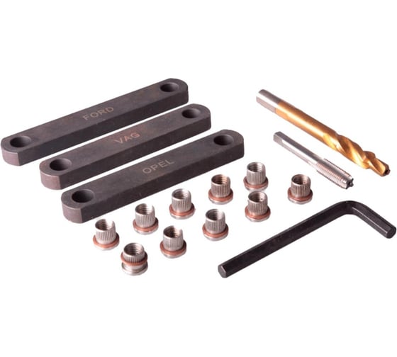 Комплект для ремонта резьбы тормозного суппорта Car-tool CT-H033 1