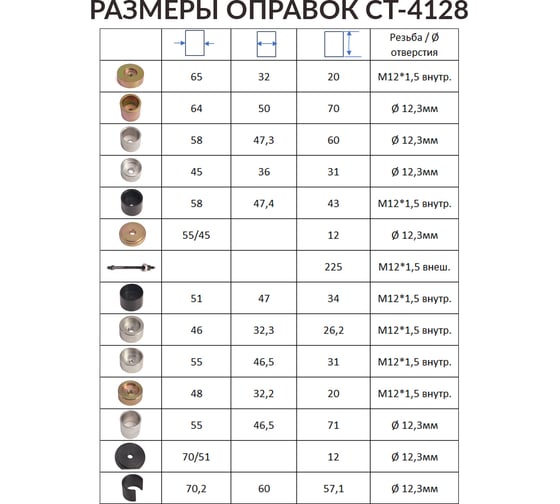 Съемник для замены сайлентблоков BMW Car-tool CT-4128