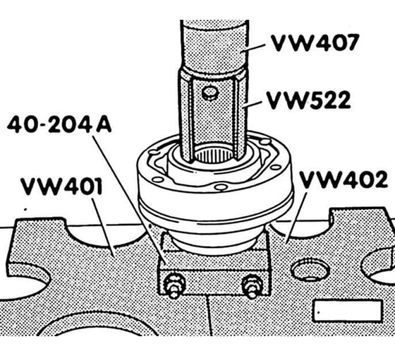 Установочная оправка VW407 Car-tool CT-3573
