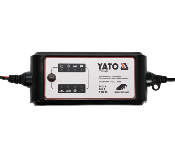 Зарядное устройство YATO 12В/4A YT-83031