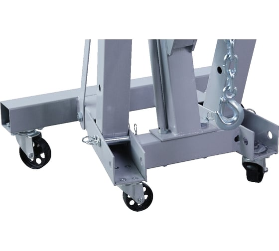Складной кран KraftWell г/п 1000 кг. однотактный, цвет серый KRWCA