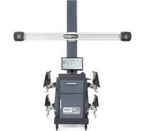 Стенд сход-развал KraftWell 3D с кабинетом и стальной стойкой, ПК в комплекте KRW3DWA-II